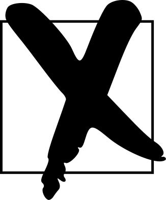 image of x in a box